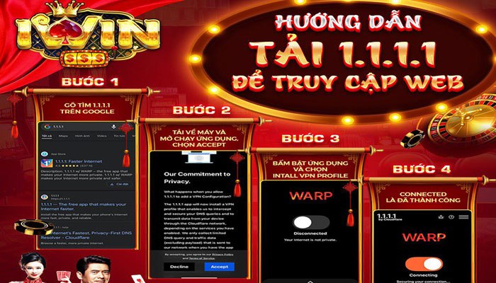 Cách khắc phục tình trạng không truy cập vào link iwin được