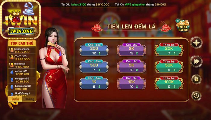Cách tính tiền khi chơi game bài tiến lên đếm lá Iwin Cách tính tiền khi chơi game bài tiến lên đếm lá Iwin