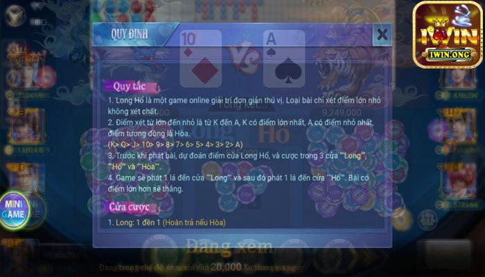 Chiến thuật giúp chiến thắng game Long Hổ Iwin Chiến thuật giúp chiến thắng game Long Hổ Iwin